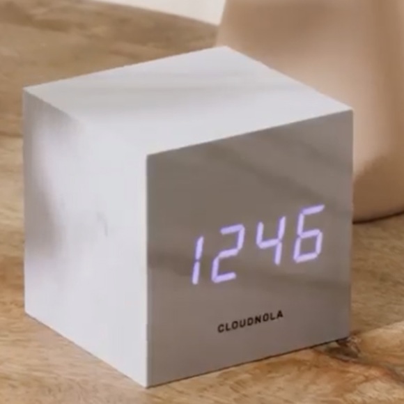 Cloudnola Other Cloudnola Block Clock Poshmark